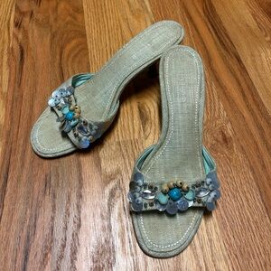 Unisa- Seagreen summer sandals size 7
